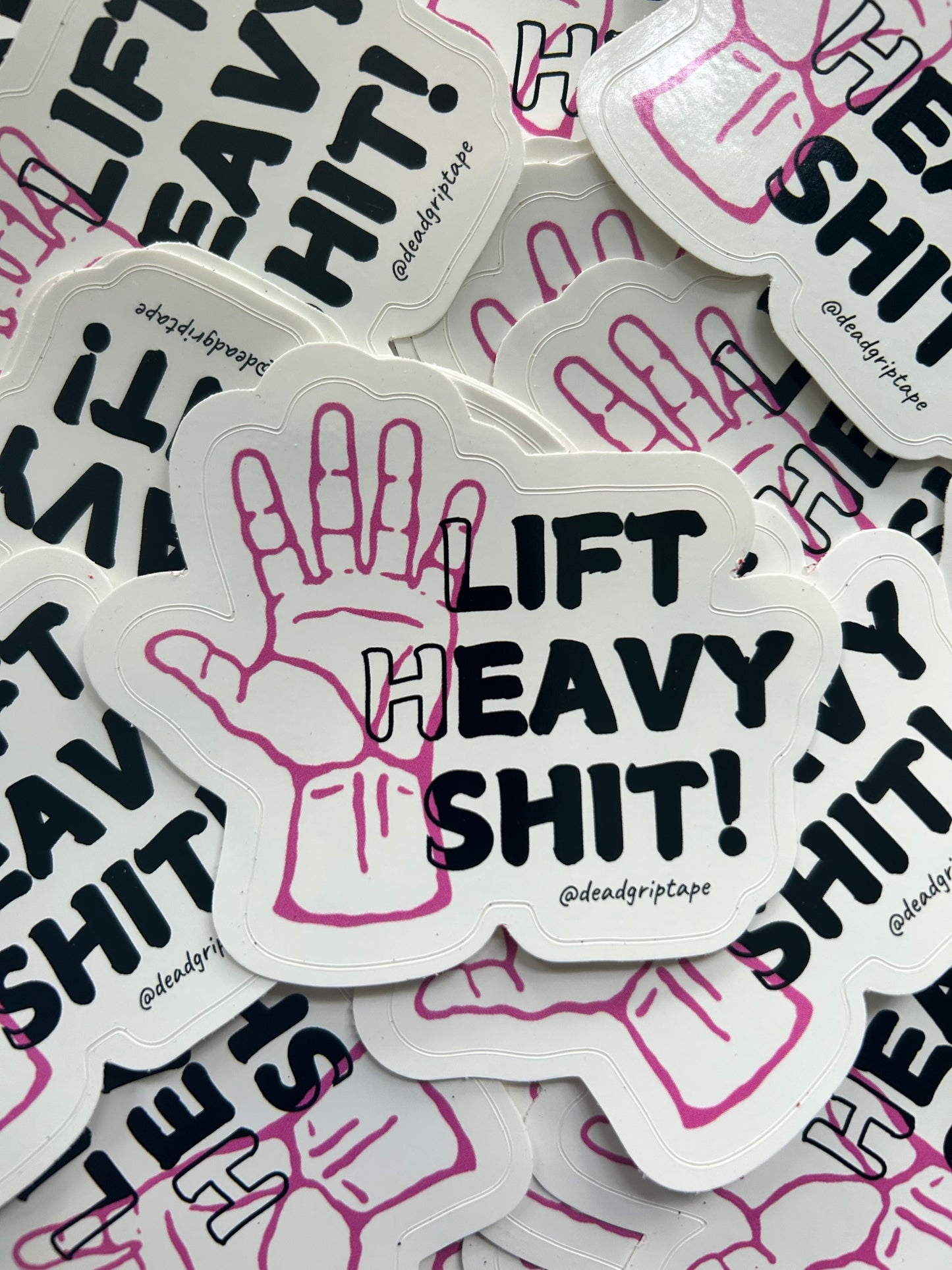 Sticky sticker